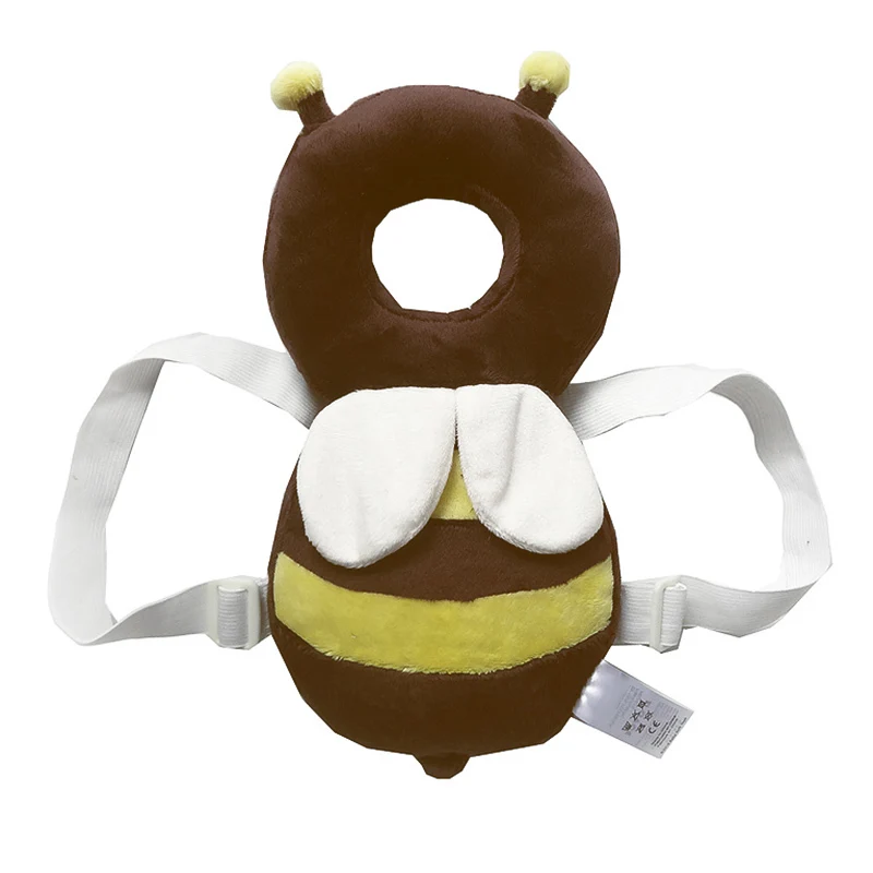 brown bee Детская подушка для защиты головы, подголовник для малышей, подушка для шеи, милые крылья для кормления, защита от падения - Цвет: brown bee
