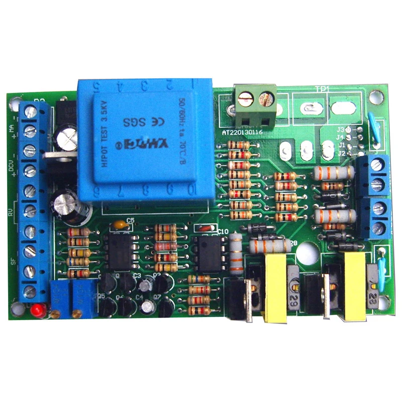 4P Einreihig 5V AC 1A PCB Platine Halbleiterrelais schwarz Plastik Metall