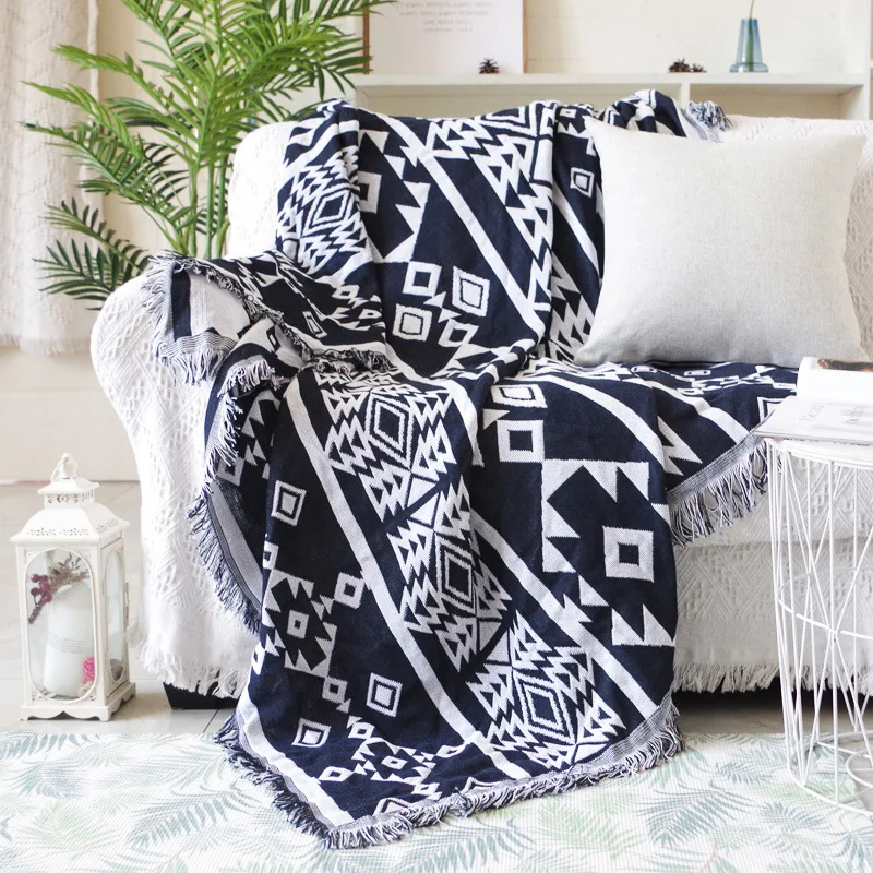 Stretch Sofa Cover Elestic Couch Covers Nordic Double-sided Throw Blanket for Living Room Bedding Coverlet Decorative Tapestry | Дом и сад