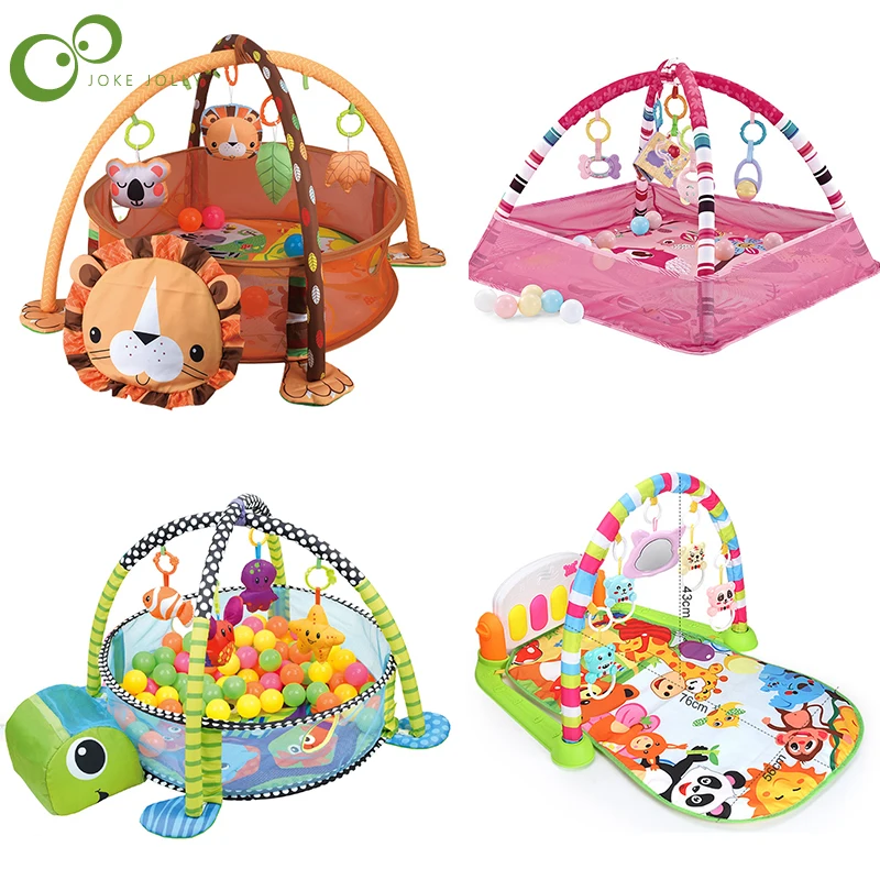 3 In 1 Mat For Children Turtle Educational Mat Crawling Blanket Infant
