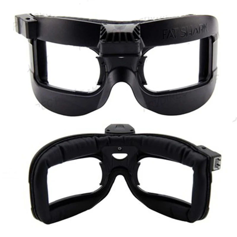 Оригинальная Черная лицевая маска Fatshark V2 с вентилятором, оборудованным для доминатора V2 V3 HD HD2 HD3 FPV очки запасные части Accs