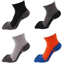 Men Five Toe Sports Socks Breathable Deodorant Sweat Absorbent Cotton Socks Running Cycling Workout Fitness socks