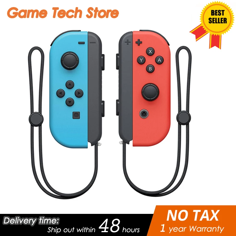 Nintendo Switch Controllers Joy-Con L/R Gamepad With Strap Joysticks Wireless Switch Control For Nintend Switch Replace Joycon - ANKUX Tech Co., Ltd