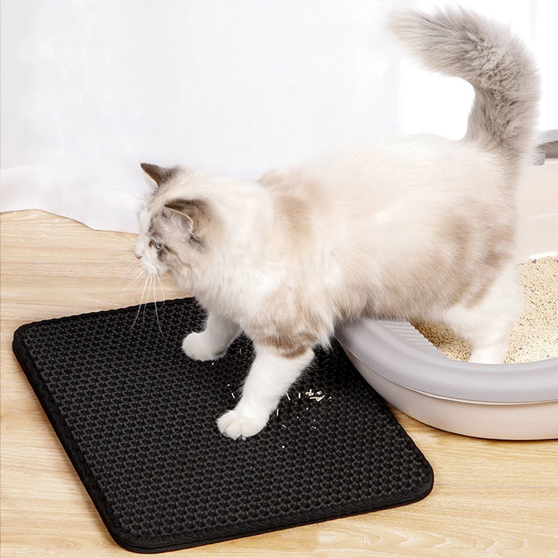 Double Layer Waterproof Cat Litter Trapping Mat Non slip - Temu