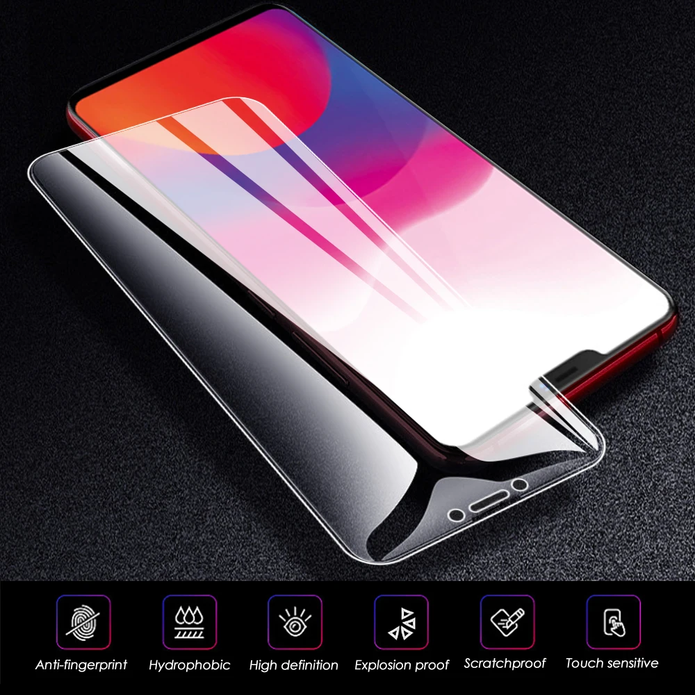 Экран протектор для Vivo X5L X5 Pro Max X6 X7 X9 X9S плюс защитная пленка из закаленного стекла