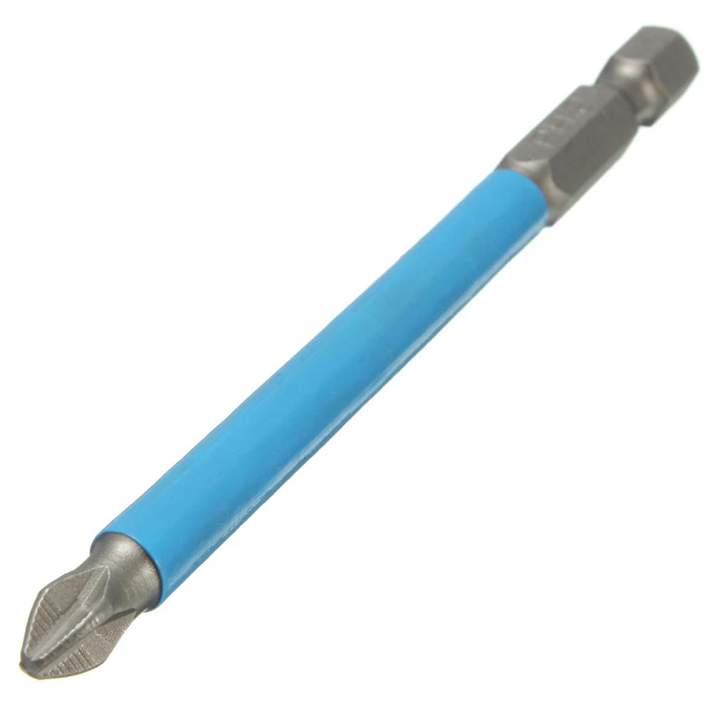 

Hex Shanked Anti Slip Screwdriver Bits Magnetic Single Head PH2 50mm S2 advanced alloy steel Screwdriver Bits