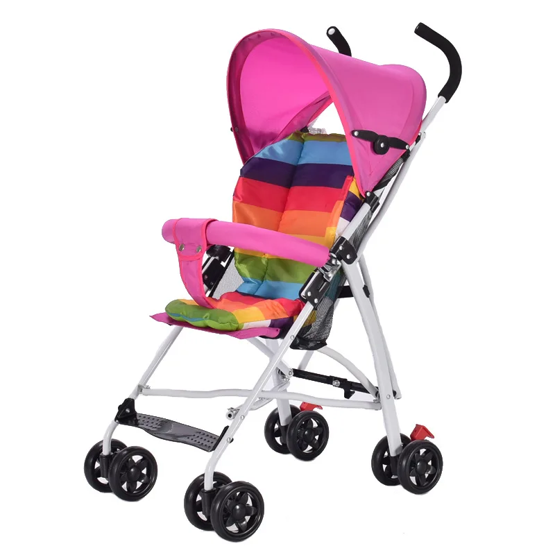 

3.4KG Baby stroller baby umbrella car shock proof yarn mesh armrest detachable easy distribution baby carrie