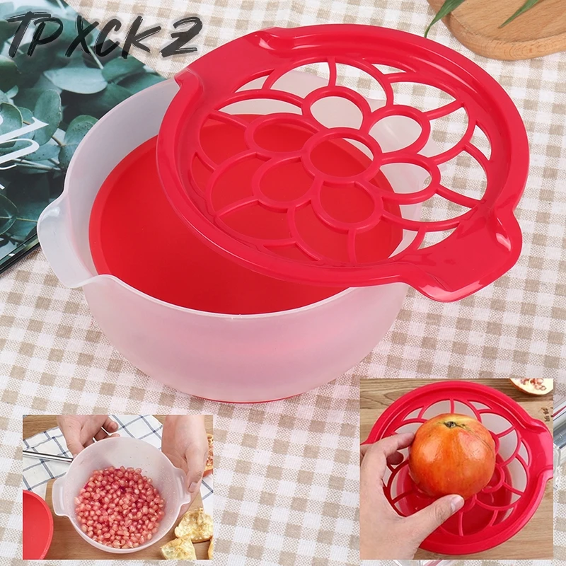 Silicone Pomegranate Peeler Machine Home Kitchen Fruit Tools Gadgets Peeling Bowl Practical Tool | Дом и сад