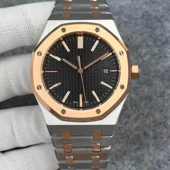 

luxury watch men A&P 41mm back open Automatic machinery sweeping AAA stainless steel no battery watches AP Royal Oak rolexable