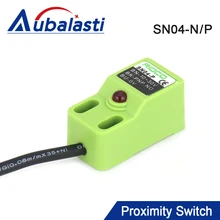 Aubalasti – capteur de détection de métaux SN04 N/P 10 30VDC, interrupteur de proximité inductif pour l'inspection des métaux NPN PNP NC NO 3 fils