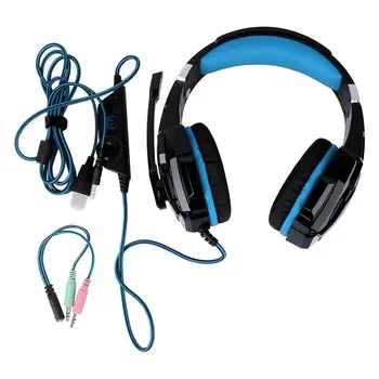 

Professional Gamer Headset for Computer PS4 Gaming Headphones Adjustable Bass Stereo PC Wired Headset With Mic Gifts