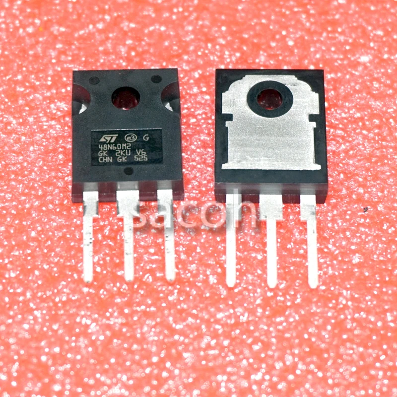 

New Original 5PCS/Lot STW48N60M2 48N60M2 or STW48N60DM2 48N60DM2 48N60 TO-247 48A 600V N-ch MOSFET Transistor