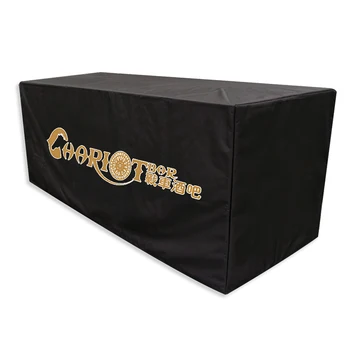 

4ft 6ft 8ft Custom Logo Display Show Tension Fabric Table Cloth Tablecloth For Exhibition Booth Counter