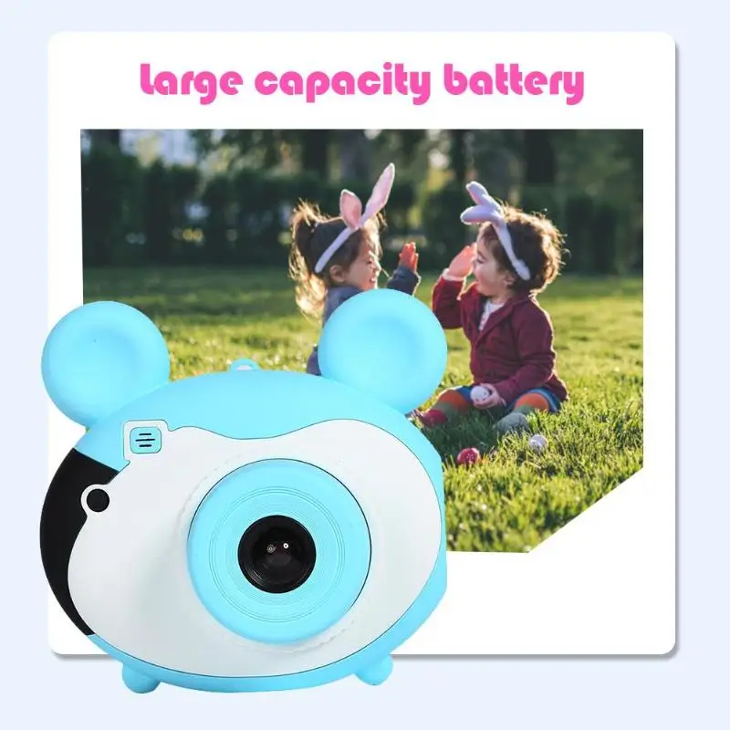 Mini Kids Cute DIY 2 дюйма 8MP 1080P Цифровая камера Встроенная перезаряжаемая батарея фронтальная линза 1243 17# объектив автоспуска 0308 5,5