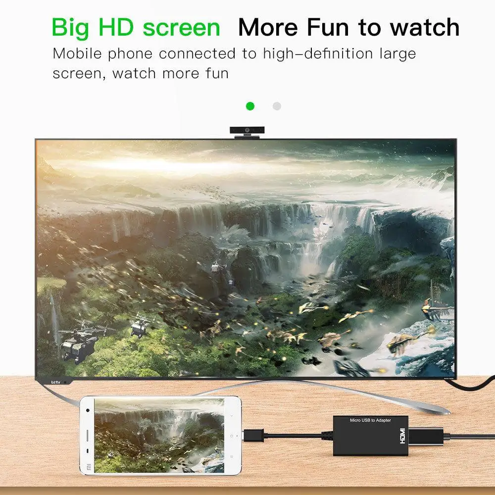 Для type C и Micro USB к HDMI адаптер цифровой видео аудио конвертер Кабель HDMI разъем для ноутбука телефон с MHL порт R5