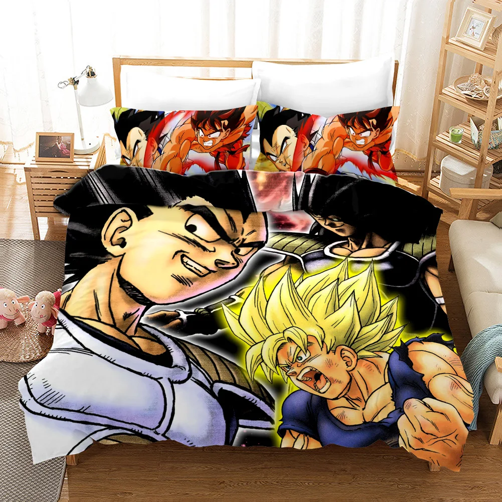 Комплект постельного белья 3D принт DRAGON BALL Z пододеяльники наволочки одеяло s