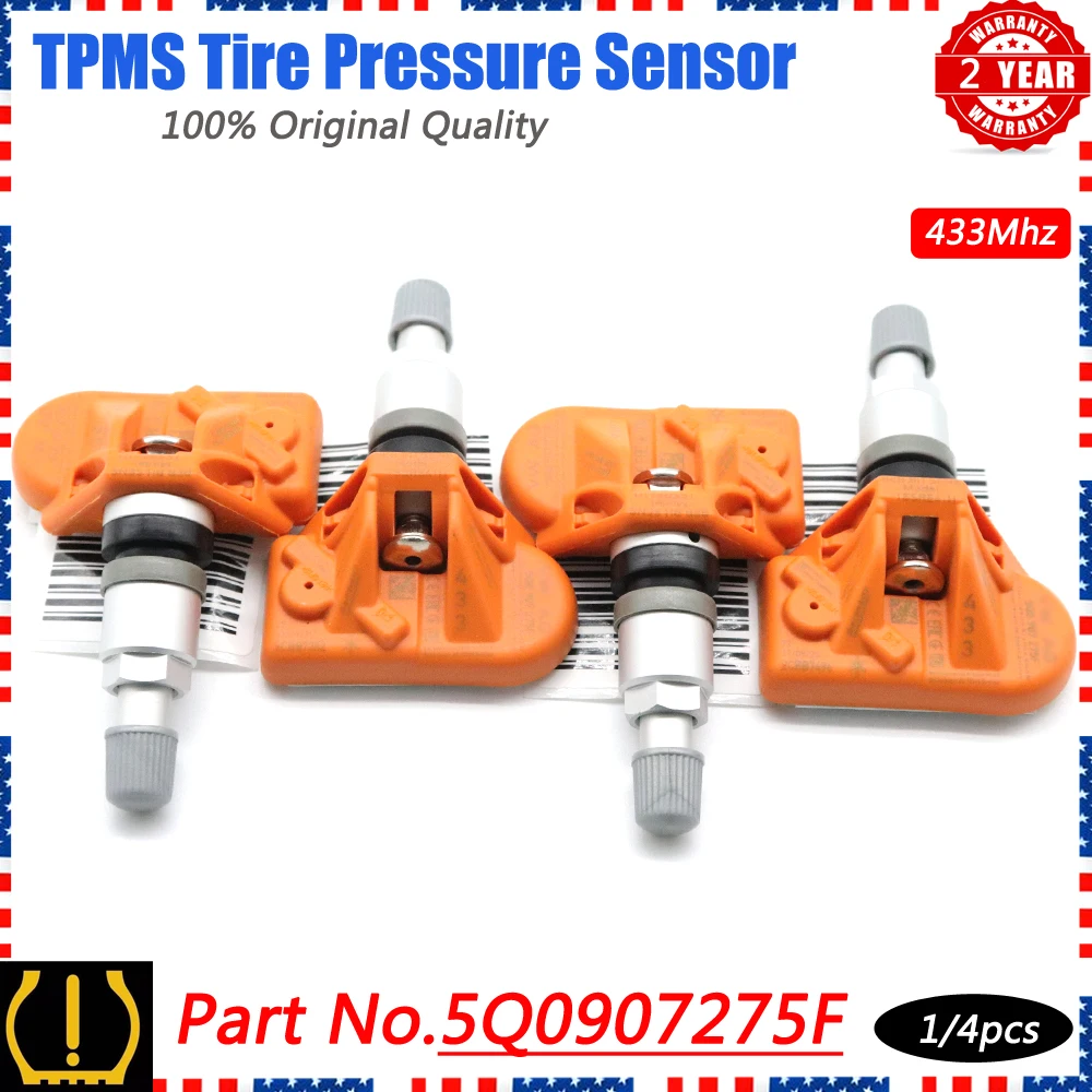Автомобильная система мониторинга давления в шинах TPMS 5Q0907275F для Audi Q7 Q5 Volkswagen Beetle