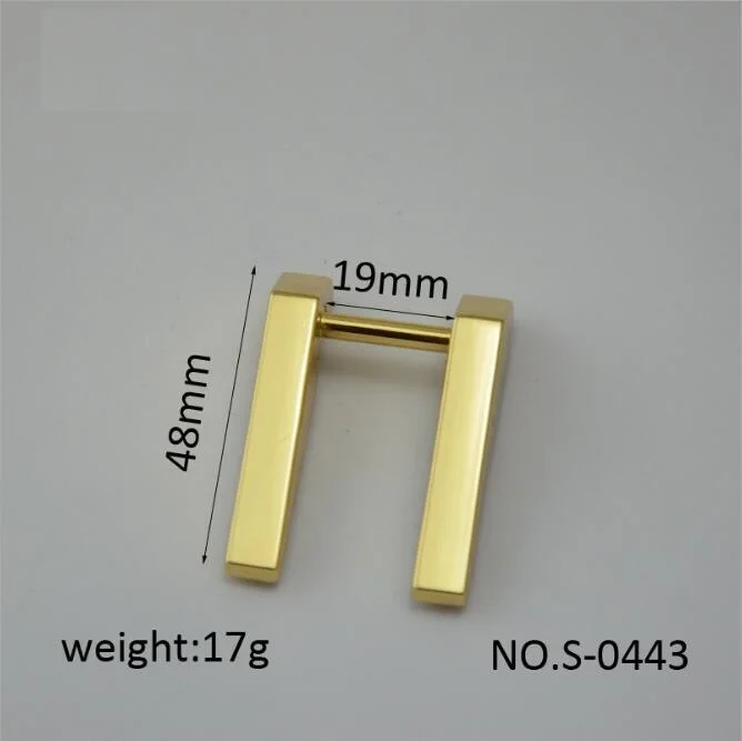 

(20pcs / 1lot) Handbags Bag Leather Hardware Accessories Leather Bag Metal Alloy Shoulder Strap Link Arch Bridge Lock Bag Hook