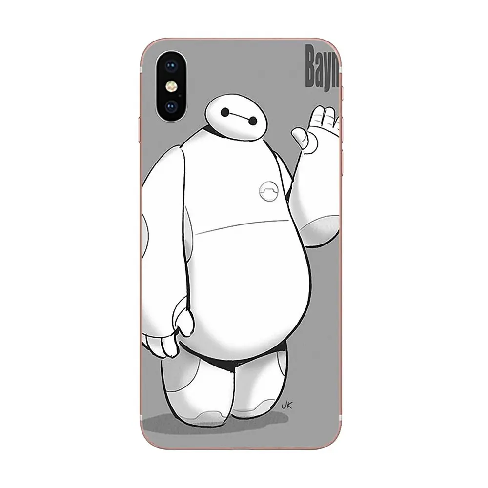 Япония большой герой 6 Летающий Baymax S кожа тонкий для huawei P7 P8 P9 P10 P20 P30 Lite Mini Plus Pro Y9
