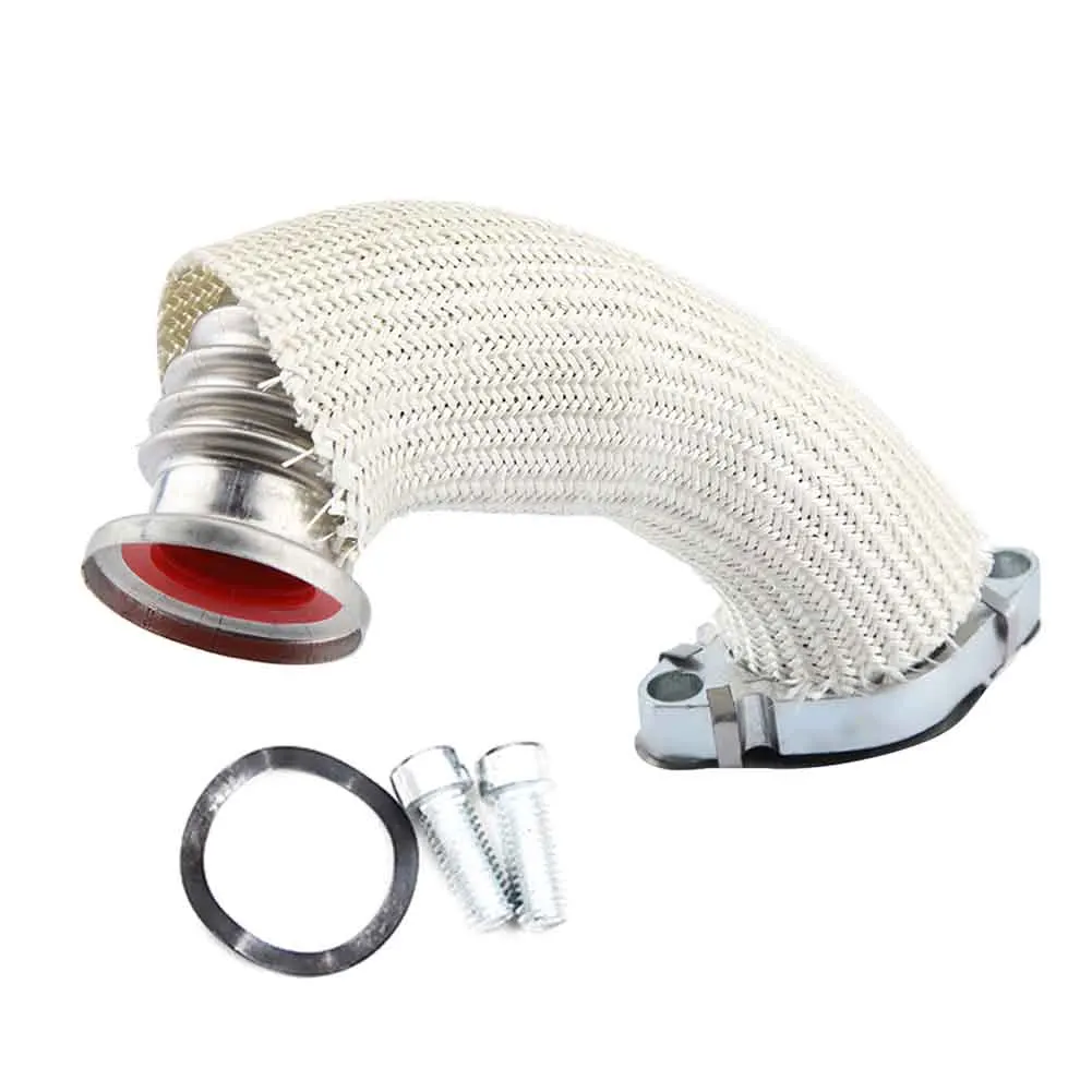 #^Special Price Hot Replacement Exhaust Car Styling 55202704 Durable Accessories EGR Cooler Pipe Aluminum Alloy Elbow Gasket Auto For Saab 9-3 9