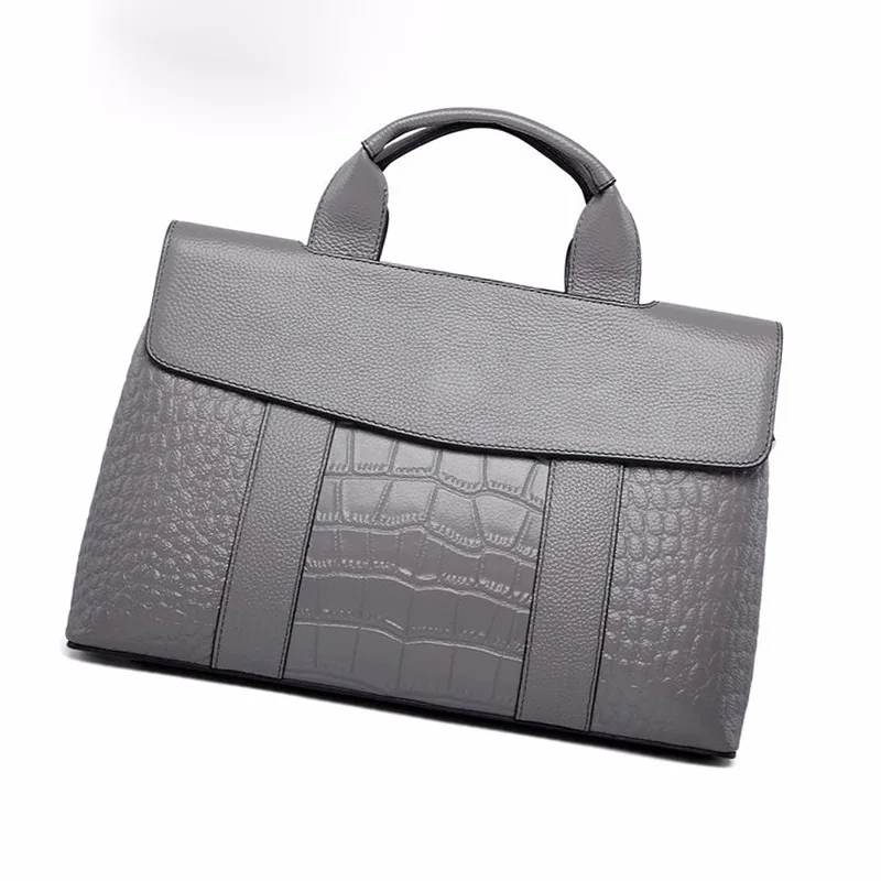 

Genuine Leather Crocodile Handbag Capacity Package 2019 All-match Messenger Single Shoulder Woman Package