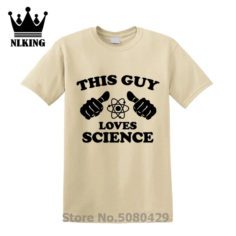 Футболки уличная футболка с надписью This Guy Loves Science и chemistry math короткими рукавами