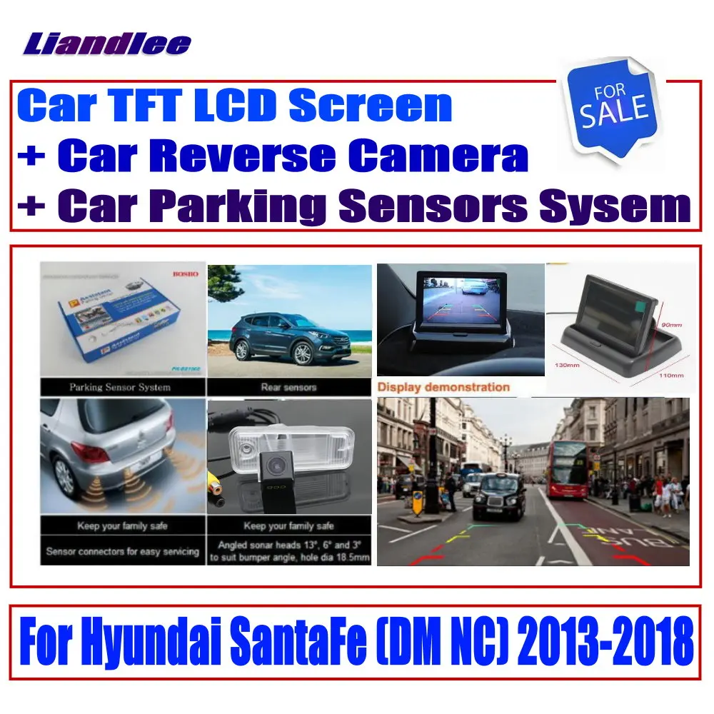 Камера заднего вида для Hyundai SantaFe (DM NC) 2013 2018 цифровая система датчиков