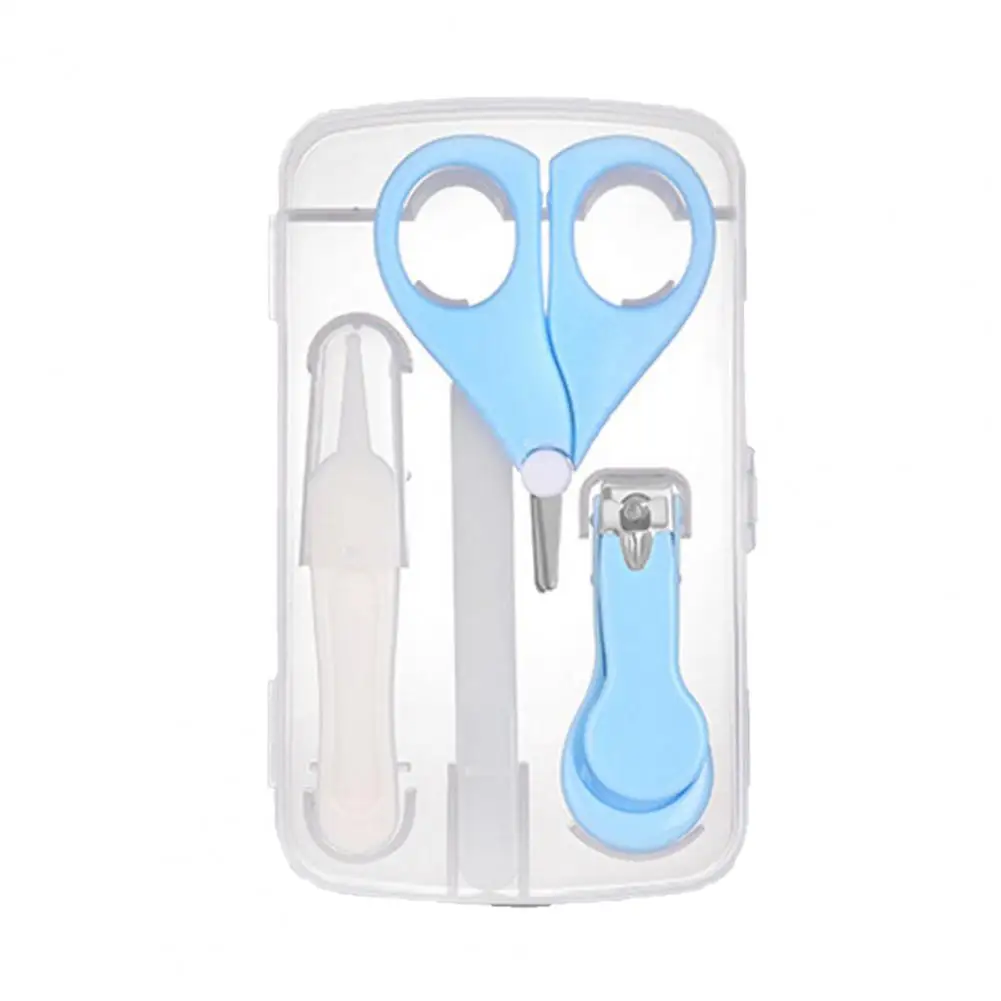 1 Set Lightweight Nail Clippers Creative Nail Scissors Anti-rust Easy Cleaning Clippers Scissors Care Set