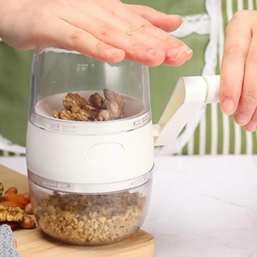 Manual Food Chopper Ginger Garlic Crusher Vegetable Processor Mincer Mixer Blender Detachable Fruit Nuts Cutter Kitchen Tool | Дом и сад