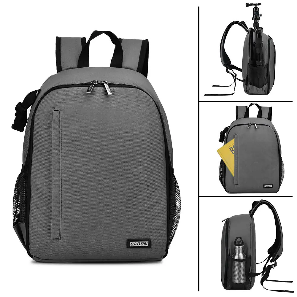 CADeN Многофункциональный рюкзак для камеры цифровая DSLR сумка для камеры водонепроницаемая сумка для наружного фотоаппарата чехол для фото для Nikon Canon sony