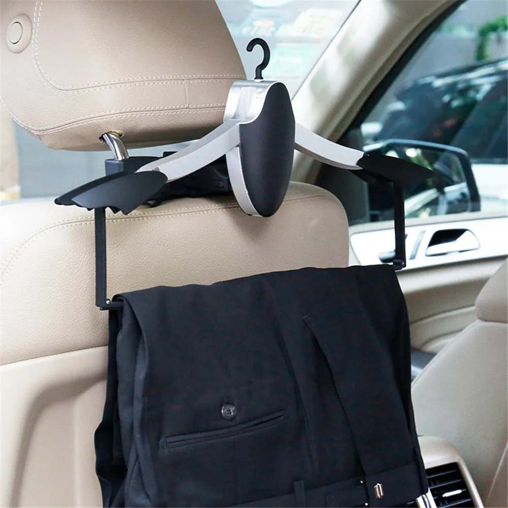 

Car Coat Rack Jacket Suit Clothes Hanger ABS Multi-functional Automotive hanger Coat Portable Folding Traveling Accessory