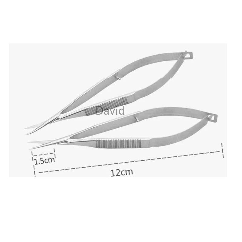 Surgical Instruments Microscopic Scissors Forcep Probe Micro Hook Tweezer Spatula 12cm Stainless Steel Probes,Hooks ,Spatulas, Speculums tweezers