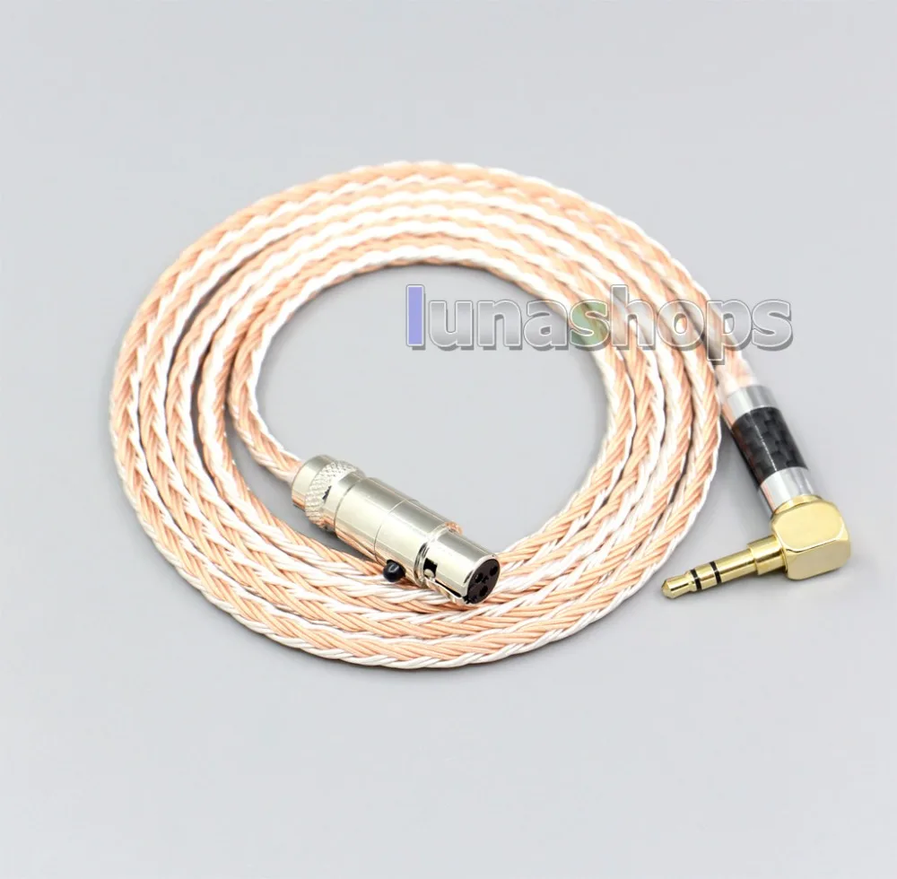LN006722 16 Core Silver Plated OCC Mixed Earphone Cable For AKG Q701 K702 K271 K272 K240 K141 K712 K181 K267 K712 Headphone