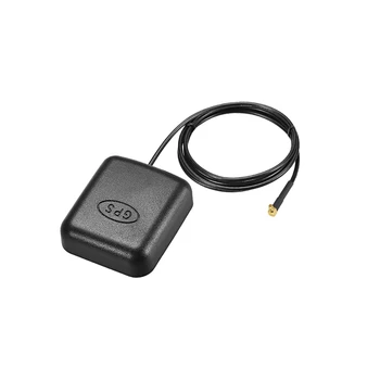 Uxcell 1 個gpsアクティブアンテナbncオスプラグ 34dB空中コネクタケーブルと磁気マウント 2 メートルワイヤーm