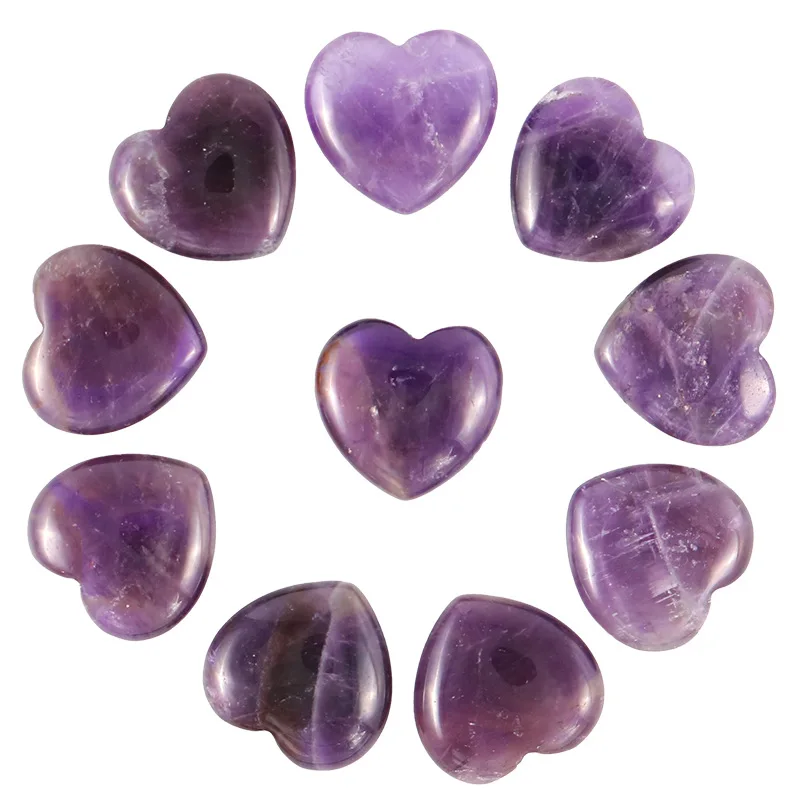 Natural Stone Non-porous 20*8mm Amethyst Rose Quartz Tiger's Eye  Agate Opal Yoga Healing Decoration