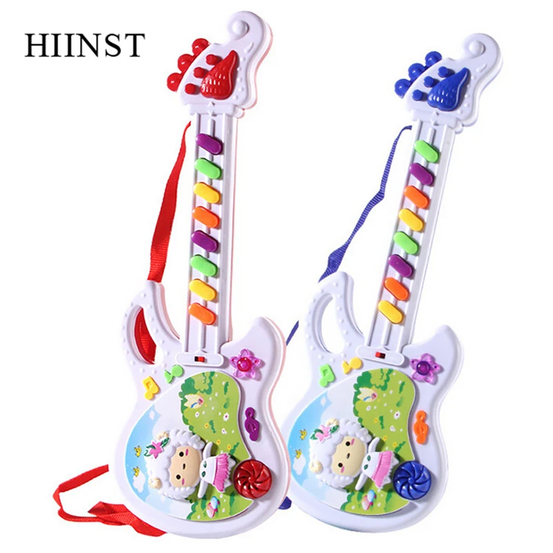 Hiinst Kids Musical Instrument Toy Boys Girs Electric Guitar Cartoon Sheep Classical Toy Baby Learning Electron Educational Toys Toy Musical Instrument Aliexpress