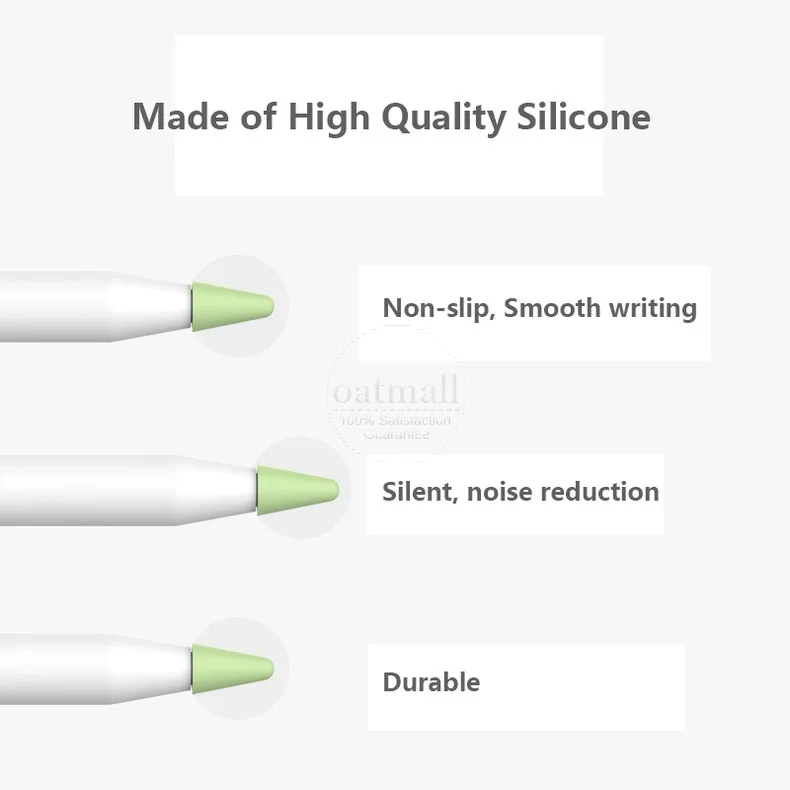 Durable Silicon Case For iPad Pencil 2 1 Cap For Apple Pencil Tip Cover Holder Non-slip Tablet Touch Pen Stylus Protective Pouch