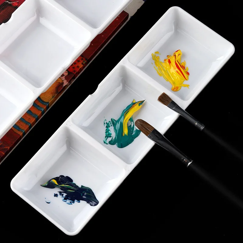 palette paint tray ceramic palette for watercolor painting paint mixing  tray