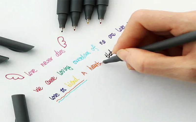 10 цветов Fineliner набор ручек тонкая линия цветные эскизы искусство Рисование маркеры ручки для Журнал Планировщик граффити крюк волокна ручки