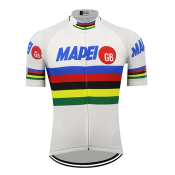 

Newest in white cycling jersey men short sleeve ropa ciclismo bike wear jersey cycling clothing maillot ciclismo