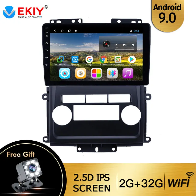 EKIY For Nissan Frontier/Xterra 2009-2012 Auto Radio 2 Din Android 9 DVD Car Multimedia Video Player Stereo Navigation GPS WIFI