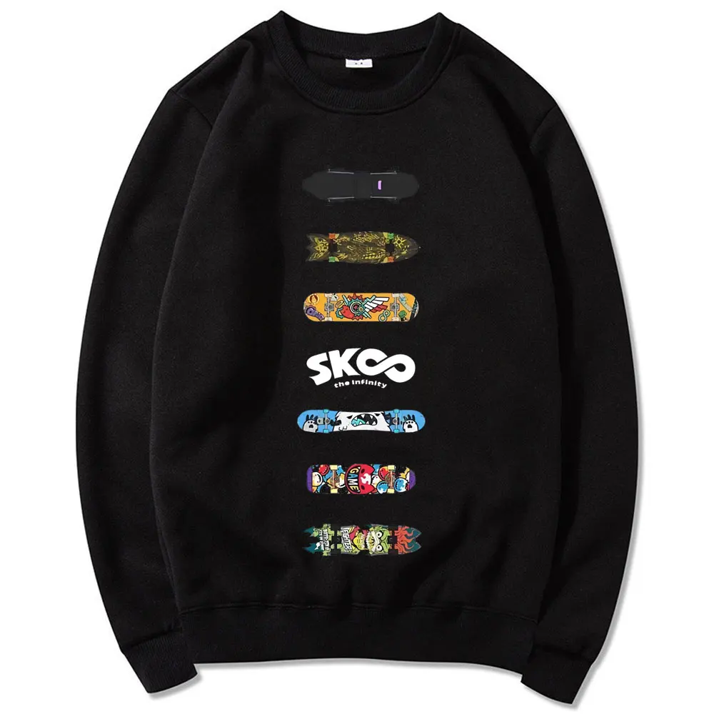 

Japanese Anime SK8 The Infinity Logo Print Sweatshirt Men Sweatshirts Skateboard Manga Male Crewneck Random Match Sportswear
