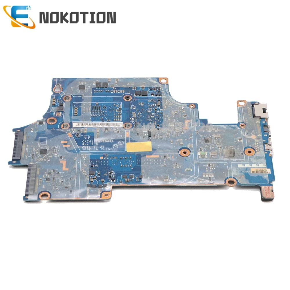 NOKOTION QAZ61 LA-8044P Rev 1,0 672352-001 для HP Фолио 13-1000 13,3 ''материнской SR0D6 i5-2467M Процессор DDR3 HM65