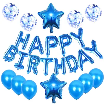 

16 Inch Happy Birthday Balloon Birthday Party Decorations Kids Air Letters Alphabe Foil Balloons Balls For Birthday Supplies