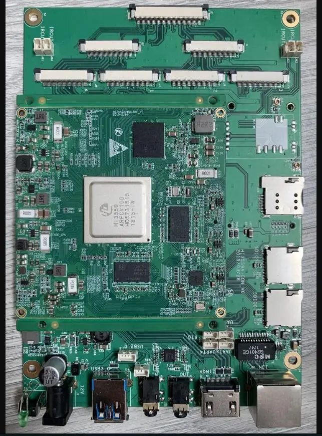 Для Hsi hi3559A глубокое обучение распознавание лица 16way 1080P перекодировка панорамная мозаика макетная доска