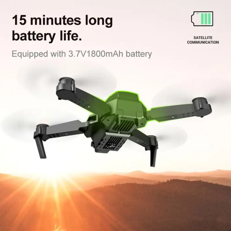 Rc Drone 4k HD Wide Angle Camera 1080P WiFi Fpv Drone Dual Camera Quadcopter Real-time Transmission Helicopter Toys Dron Gift