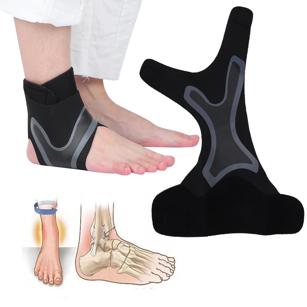Левая/правая поддержка лодыжки предотвращают растяжение облегчение боли снижение нагрузки бинт для фиксации при переломах восстановление Уход за ногами Черные Портативные