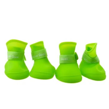 

Pet Dog Cats Rain Shoes Pet Boots Rubber Portable Anti Slip Waterproof Pet Dog Cat Rain Shoes Pet Supplies Size S/M/L/XL/XXL #15