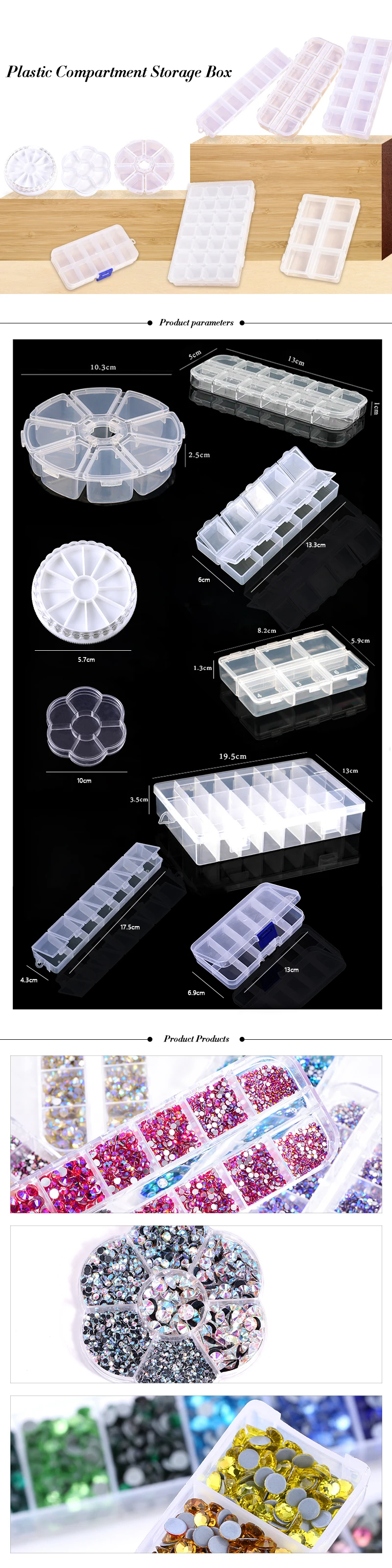 Oleeya rhinestones box