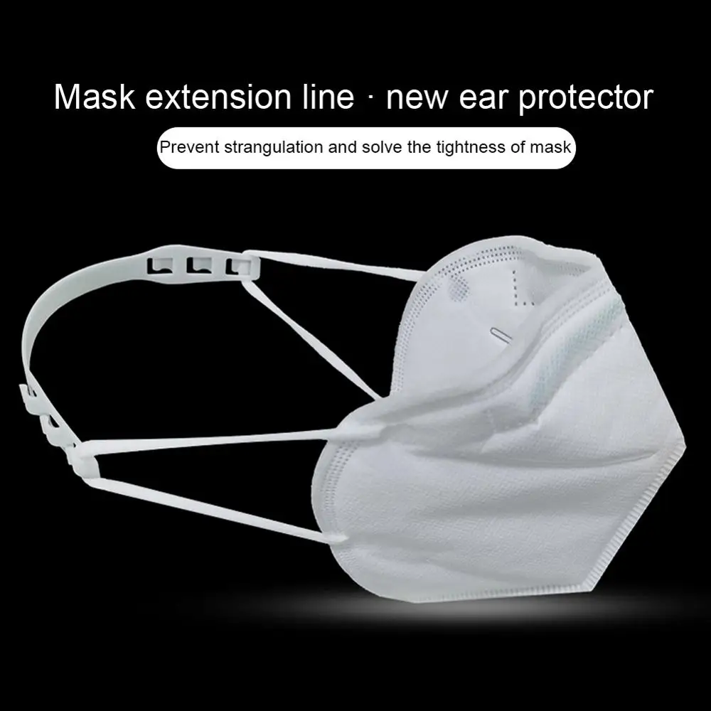 

3PCS Universal N95 KN95 Disposable Mask FFP3 Dust Masks Anti Lock Mask Buckle Ear Protection Mask Hook Ear Pain Prevention
